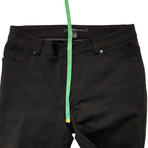 ANDREW MARC Slim Leg Ponte Knit Womens Pants in Black Size 6 - Picture 7 of 8